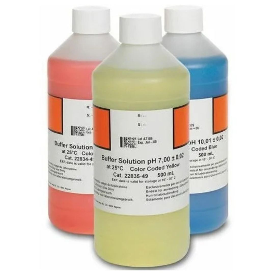 3 X 500ml de Soluciones Buffer